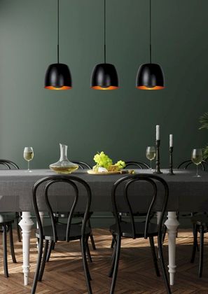 Lucide Nolan Zwart Hanglamp