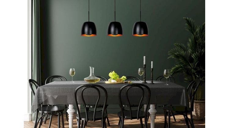 Lucide Nolan Zwart Hanglamp