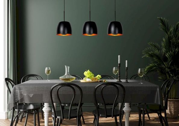 Lucide Nolan Zwart Hanglamp