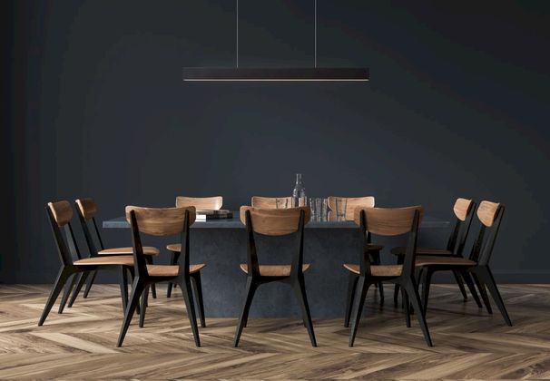 Lucide Raya Zwart Hanglamp