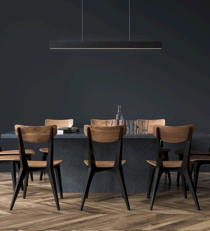 Lucide Raya Zwart Hanglamp