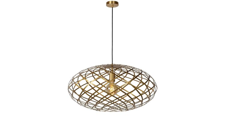 Lucide Wolfram Goud Hanglamp
