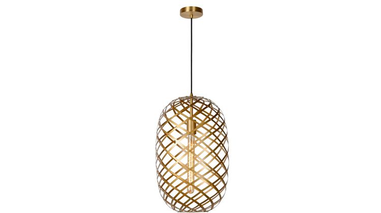 Lucide Wolfram Goud Hanglamp