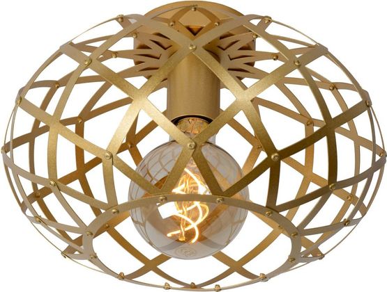 Lucide Wolfram Goud Plafondlamp
