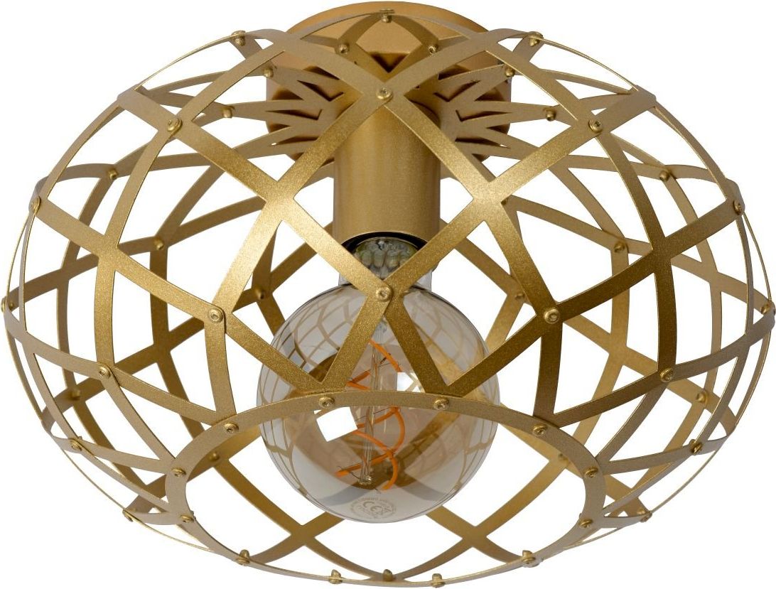 Lucide Wolfram Goud Plafondlamp