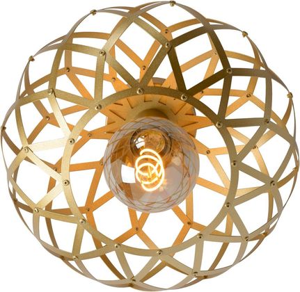 Lucide Wolfram Goud Plafondlamp