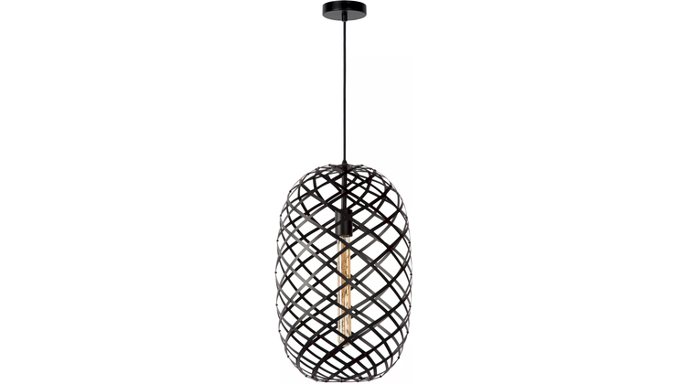 Lucide Wolfram Zwart Hanglamp