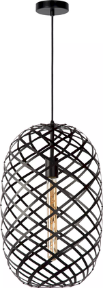 Lucide Wolfram Zwart Hanglamp