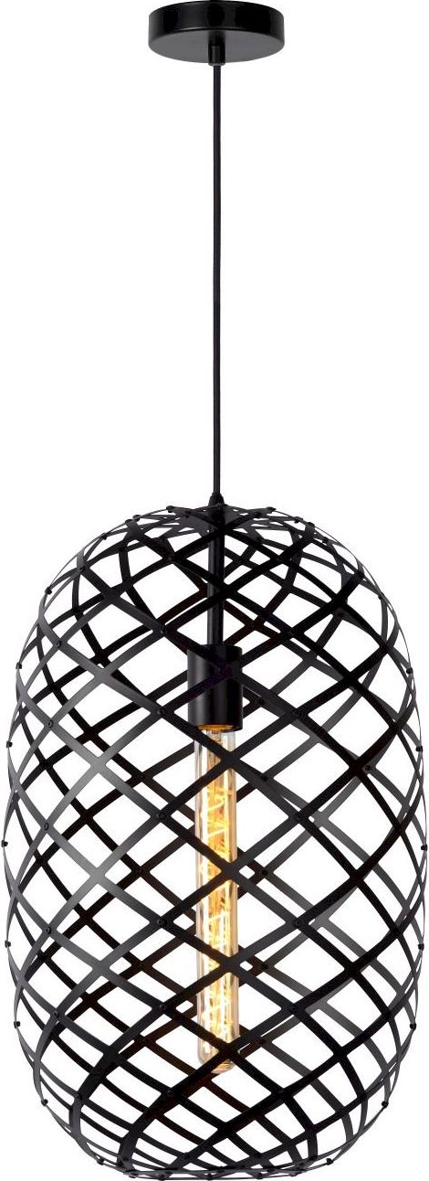 Lucide Wolfram Zwart Hanglamp