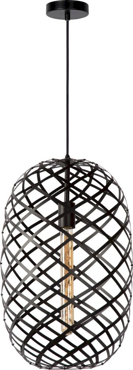 Lucide Wolfram Zwart Hanglamp
