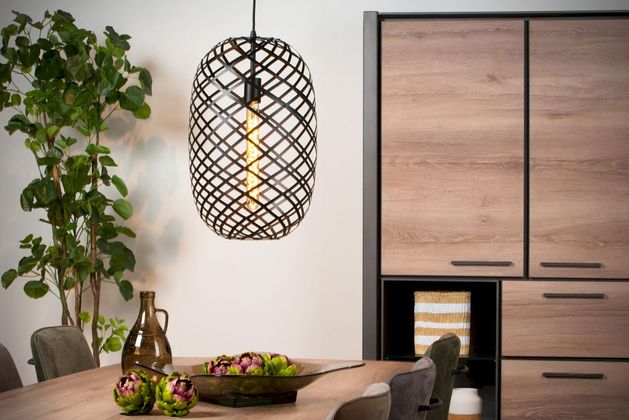Lucide Wolfram Zwart Hanglamp
