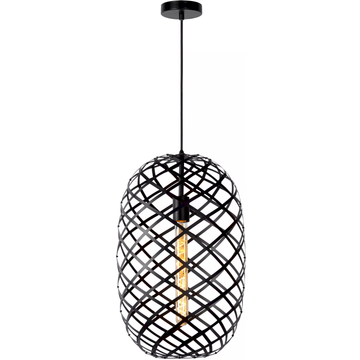 Lucide Wolfram Zwart Hanglamp