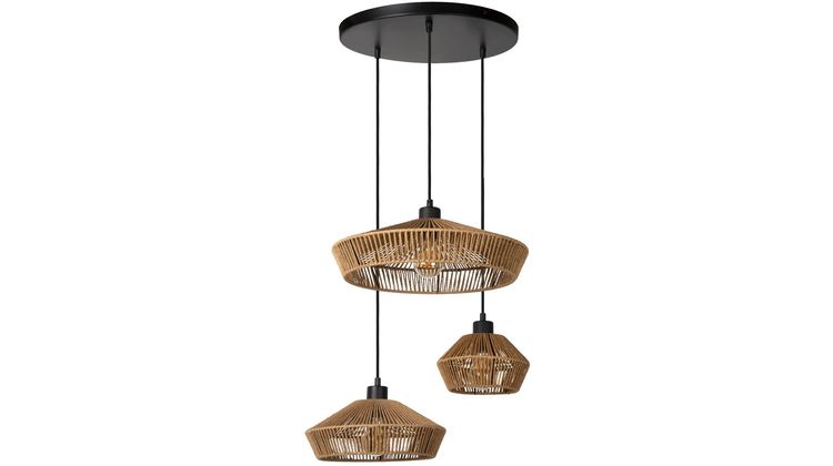 Lucide Yunkai 3-lichts Hanglamp