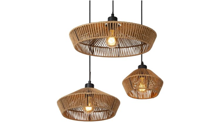 Lucide Yunkai 3-lichts Hanglamp