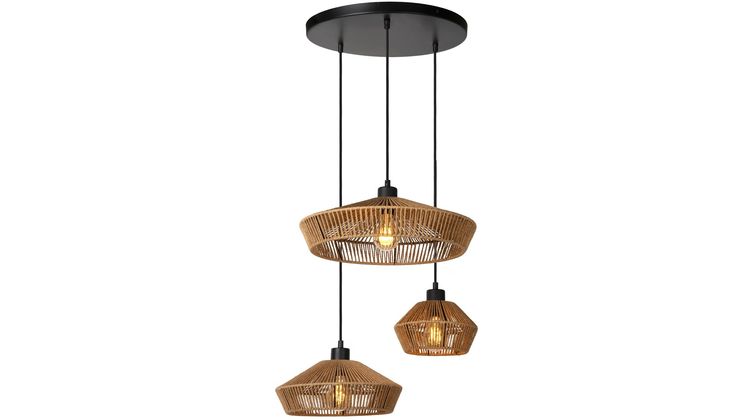 Lucide Yunkai 3-lichts Hanglamp