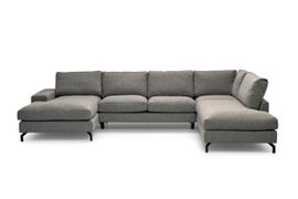 Montèl Monza Light Grey Hoekbank