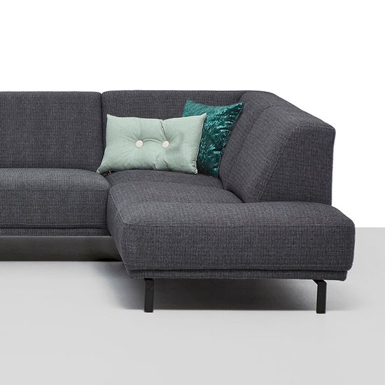 Montèl Star Dark Grey Hoekbank