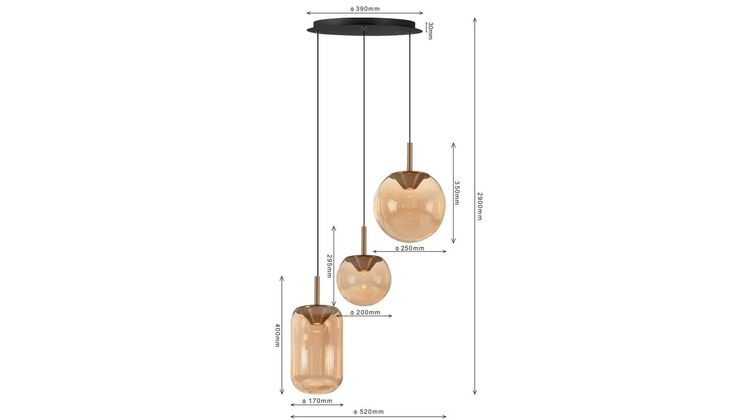 Montèl Yvonne Hanglamp