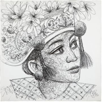 null Balinese Girl Kadek Wanddecoratie