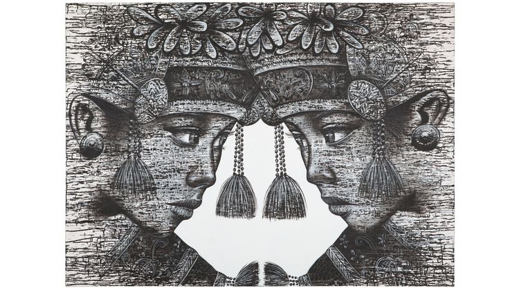 Must Living Balinese Twins Wanddecoratie