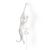 Seletti Monkey Left Wandlamp wit