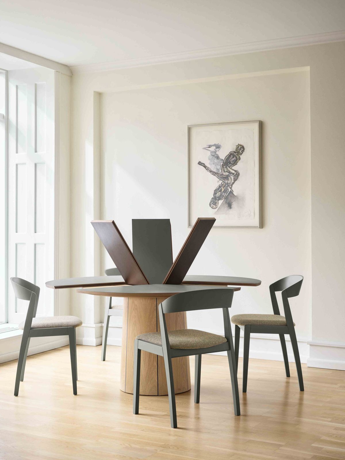 Skovby SM33 Uitschuiftafel