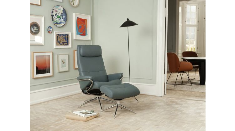 Stressless Berlin Relaxfauteuil + Hocker