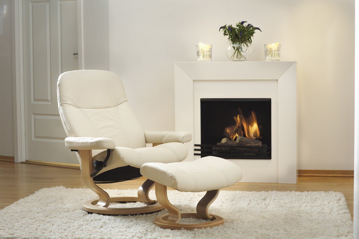 Stressless Consul Relaxfauteuil + Hocker