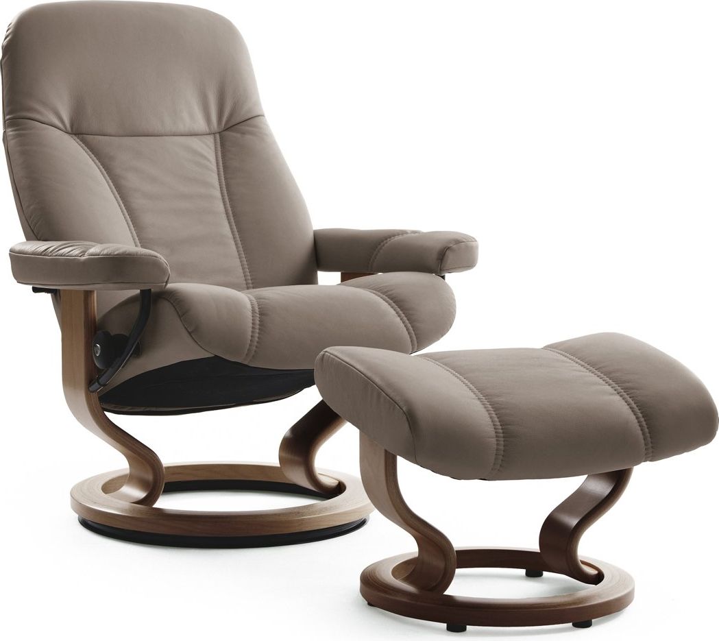 Stressless Consul Relaxfauteuil + Hocker