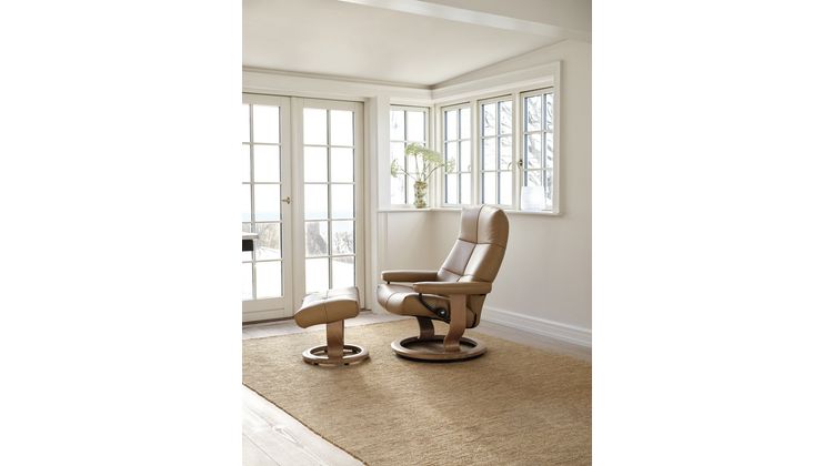 Stressless David Relaxfauteuil + Hocker
