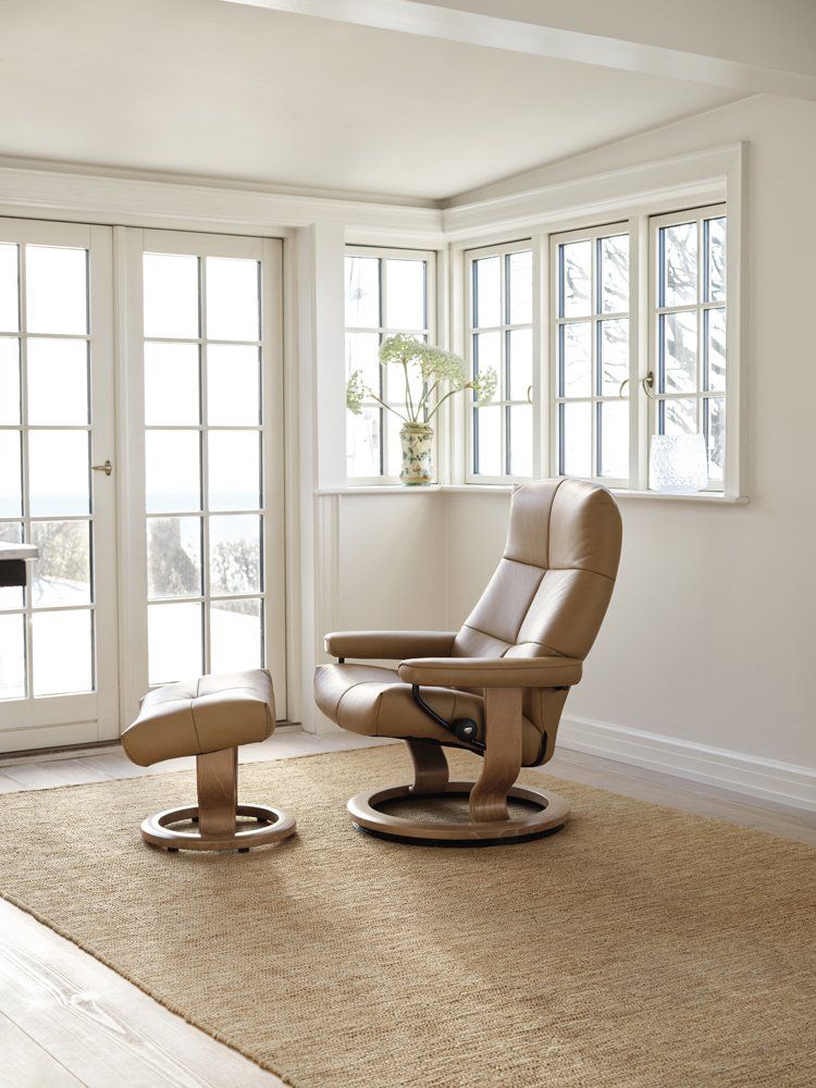 Stressless David Relaxfauteuil + Hocker