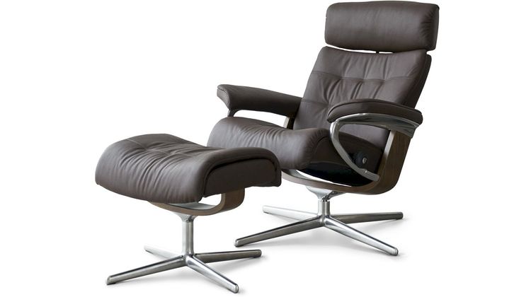 Stressless Erik L Relaxfauteuil + Hocker