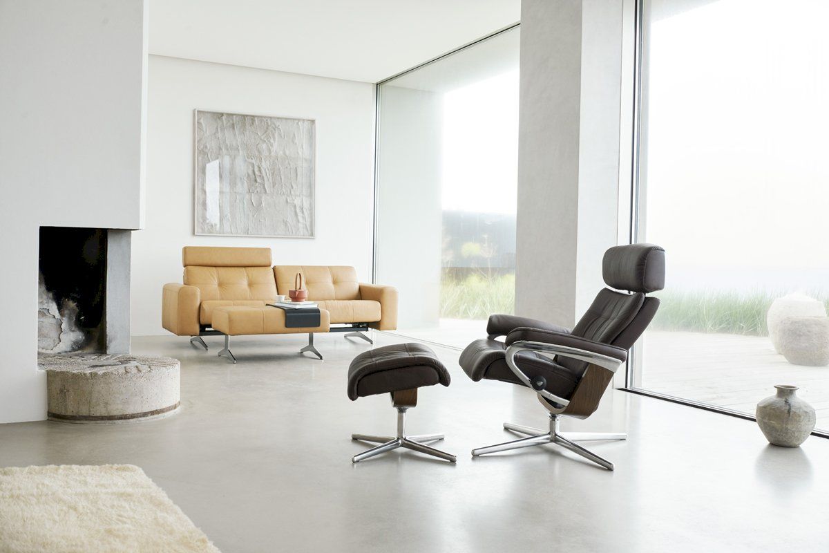 Stressless Erik L Relaxfauteuil + Hocker