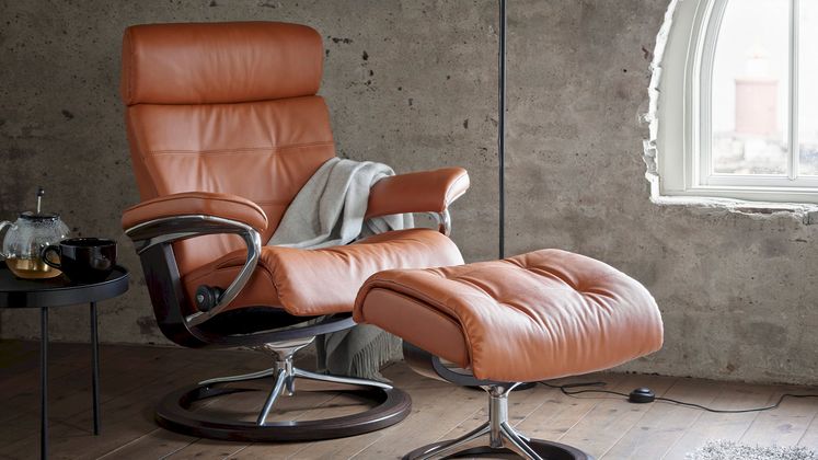 Stressless Erik M Relaxfauteuil + Hocker