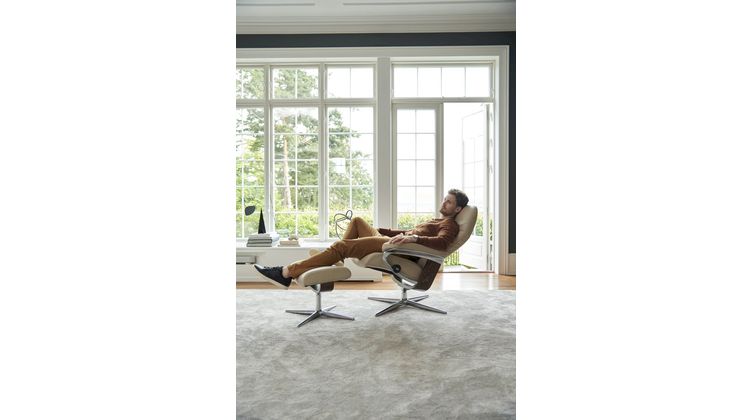 Stressless Erik M Relaxfauteuil + Hocker