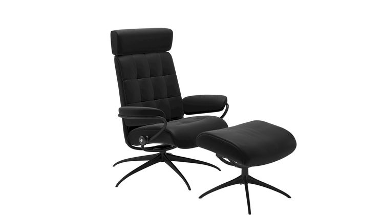 Stressless London Low Back + hocker Relaxfauteuil