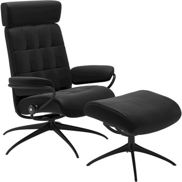 Stressless London Low Back + hocker Relaxfauteuil