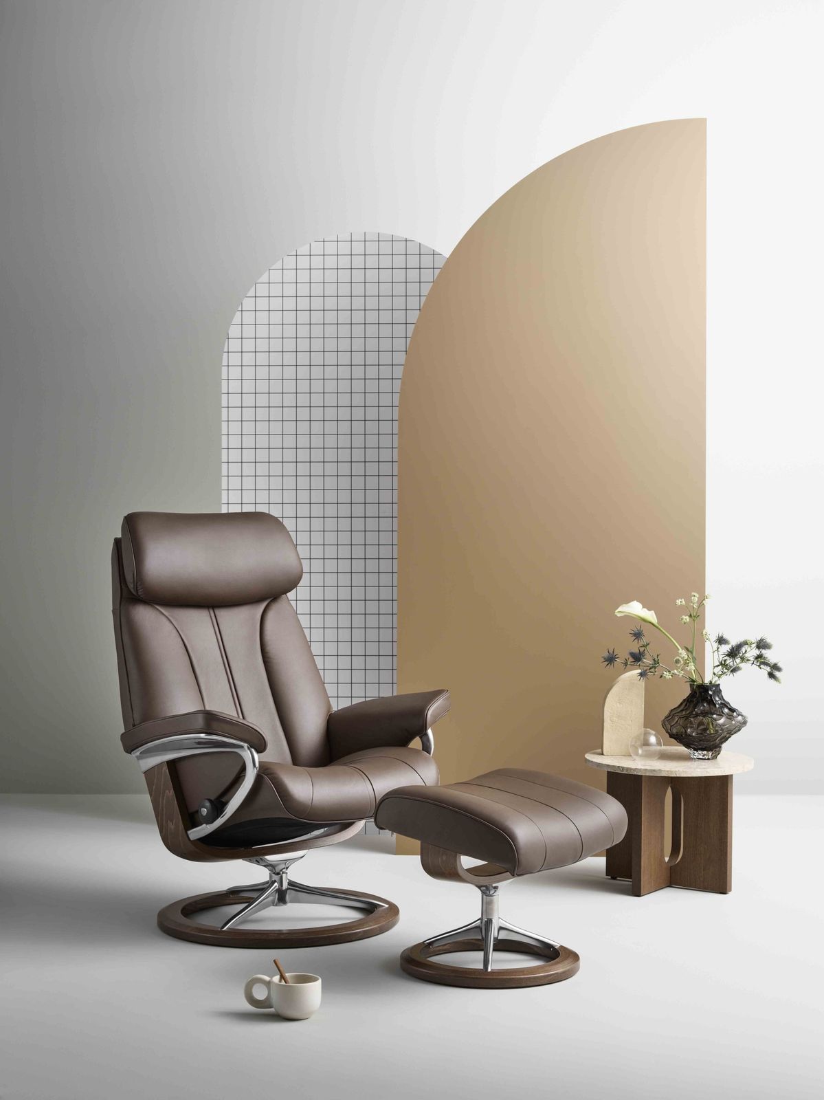 Stressless Paul Relaxfauteuil + Hocker