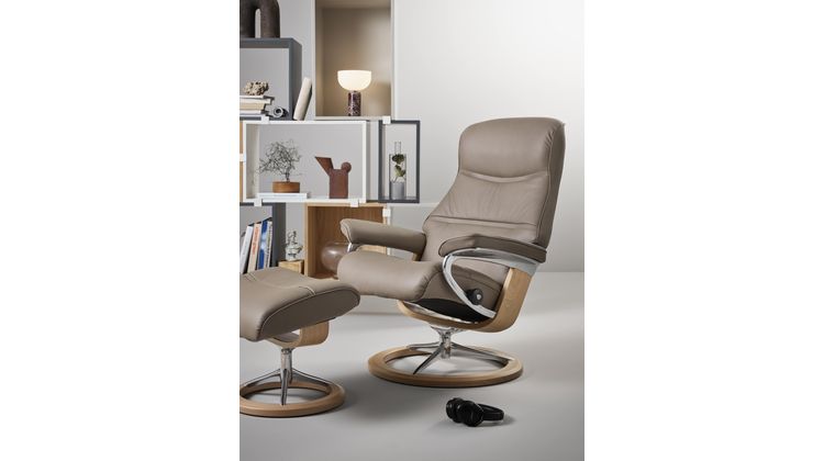 Stressless Philip M Relaxfauteuil + Hocker