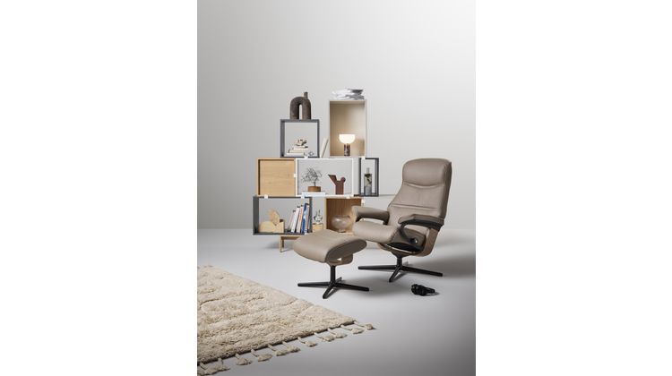 Stressless Philip M Relaxfauteuil + Hocker