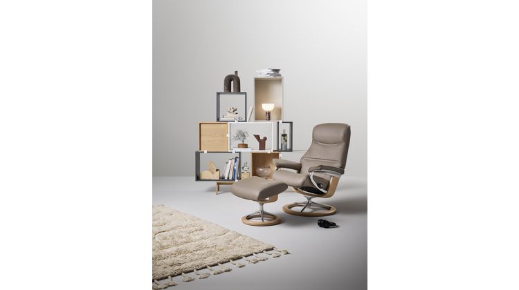 Stressless Philip M Relaxfauteuil + Hocker