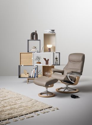 Stressless Philip M Relaxfauteuil + Hocker