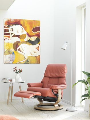 Stressless Ruby Relaxfauteuil + Hocker