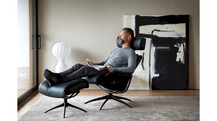 Stressless Tokyo Low Relaxfauteuil + Hocker
