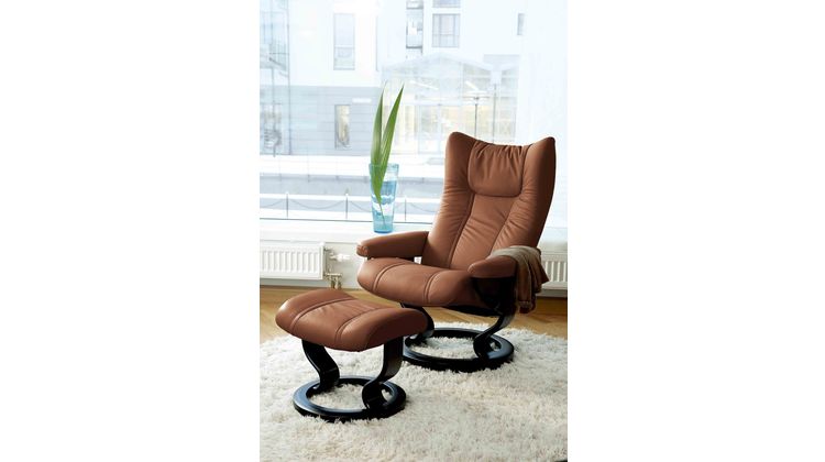 Stressless Wing Relaxfauteuil + Hocker