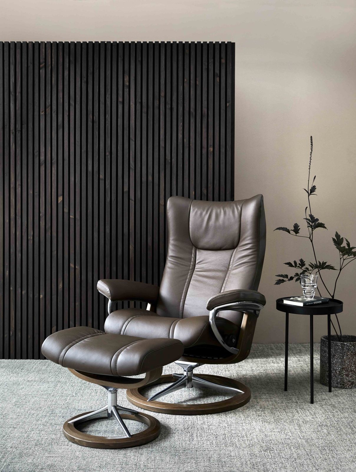 Stressless Wing Relaxfauteuil + Hocker