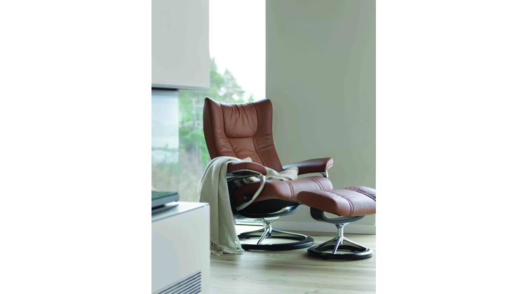 Stressless Wing Relaxfauteuil + Hocker