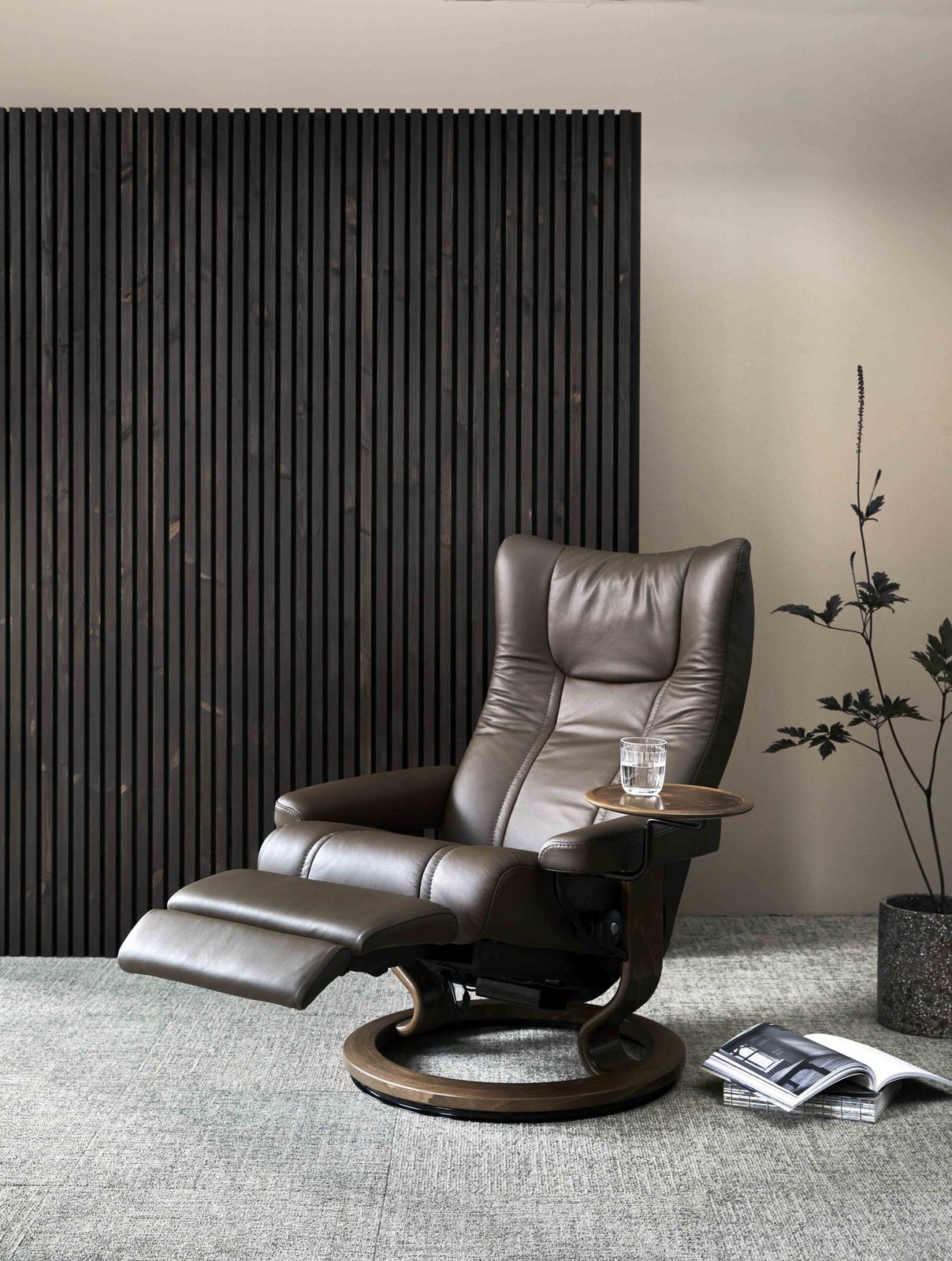 Stressless Wing Relaxfauteuil + Hocker