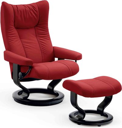 Stressless Wing Relaxfauteuil + Hocker