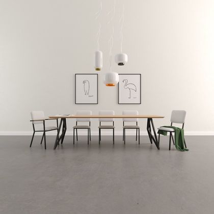 Studio HENK Butterfly Black Eettafel